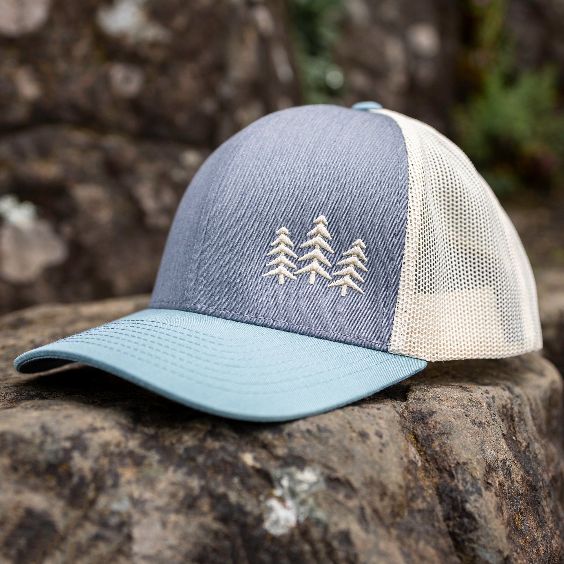 Trucker Hat Men/unisex Wilderness Area Tree Cap Mens Hats Trucker